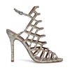 Steve Madden Slithur goudkleurige pumps met peeptoe