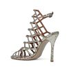 Steve Madden Slithur goudkleurige pumps met peeptoe