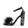 Steve Madden Carabu zwarte sandalen met hak