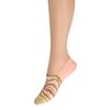 XPOOOS Sneakersocken mit rosa Zebramuster