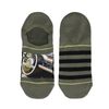 Xpooos groene sneakersokken met dashboardprint